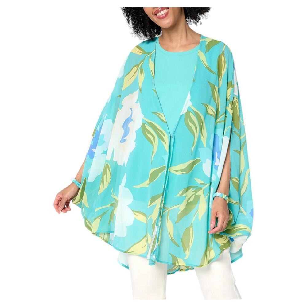 Brandis Dress Out Loud Bora Bora Bestie Paradise Topper Brandis Blue - Plus
